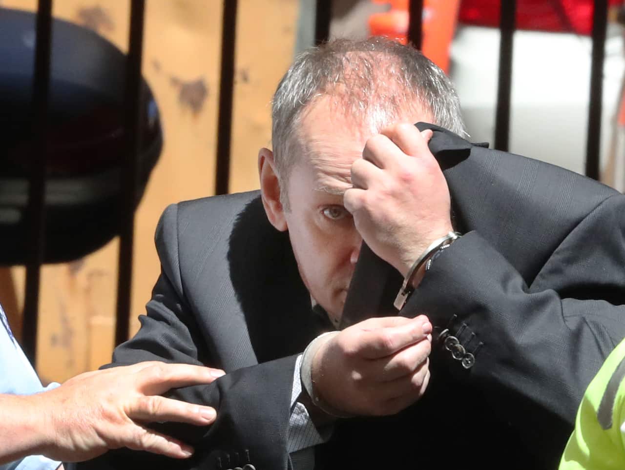 Boris Kunsevitsky leaves the Victorian Supreme Court in Melbourne, Wednesday, January 29, 2020. The Melbourne pedophile has been jailed for 35 years for abusing nearly 50 boys in four countries. (AAP Image/David Crosling) NO ARCHIVING