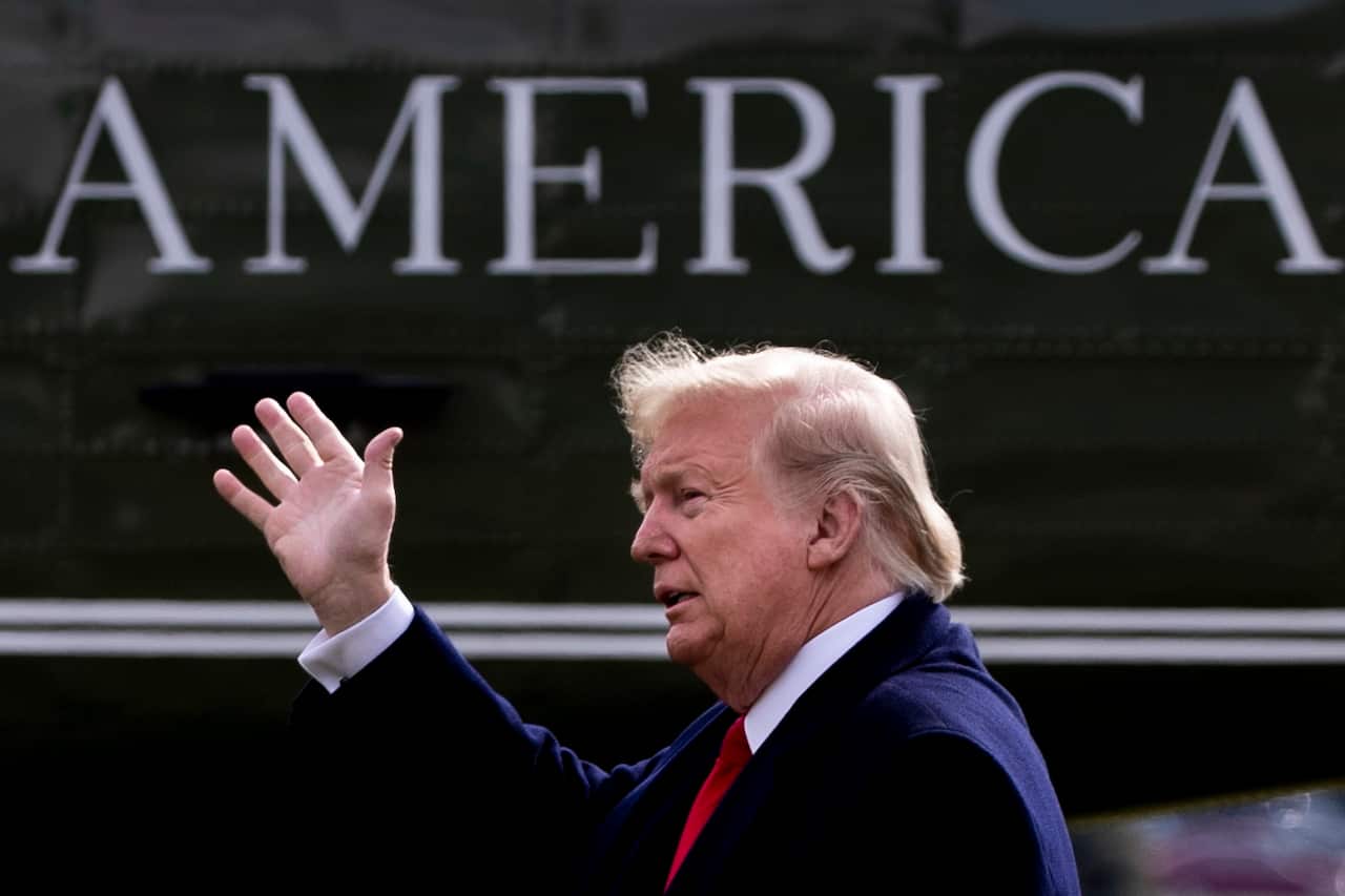 US President Donald Trump last week.