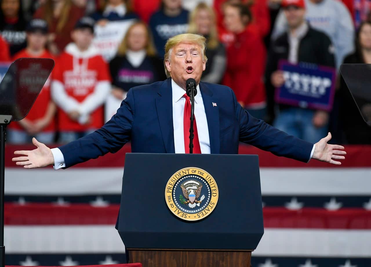 Donald Trump faces a tough re-election.