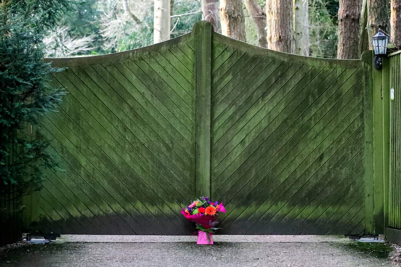 Flowers outside the home of Philip Schofield near Henley-on-Thames, after the TV presenter announced he is gay.. Picture date: Friday February 7, 2020. See PA story SHOWBIZ Schofield. Photo credit should read: Steve Parsons/PA Wire