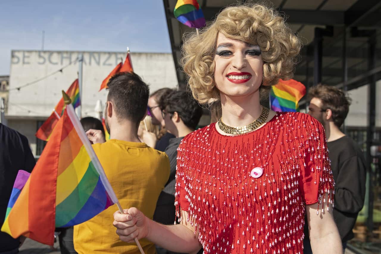 Tobias Urech, LGBT-activist, in Bern, Switzerland, 9 February 2020. 