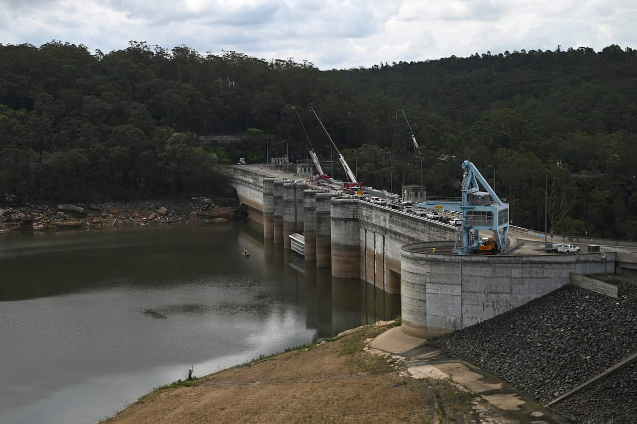 The recent downpours saw Warragamba Dam lift to reach more than 60 per cent of its capacity.