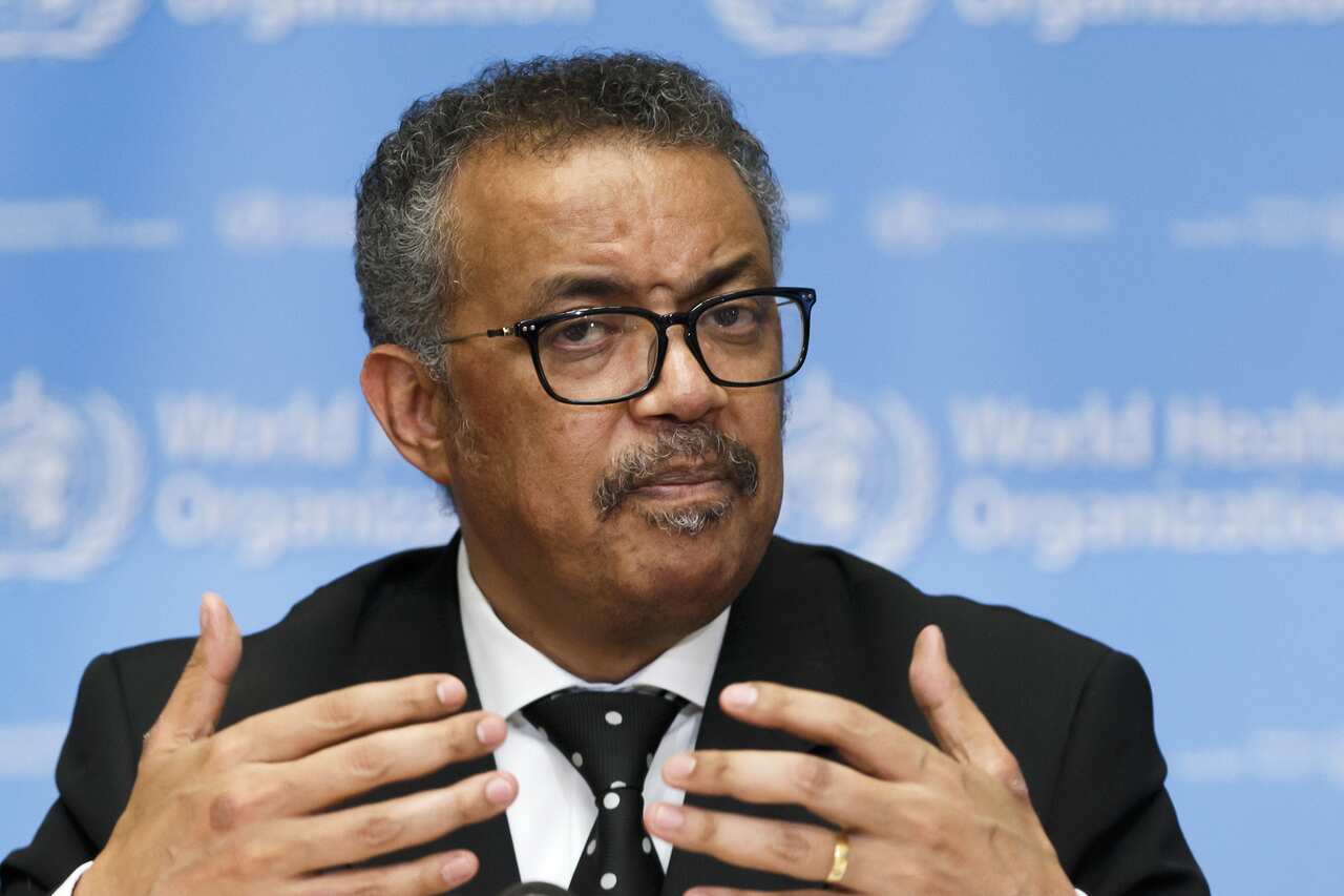 WHO director-general Tedros Adhanom Ghebreyesus.