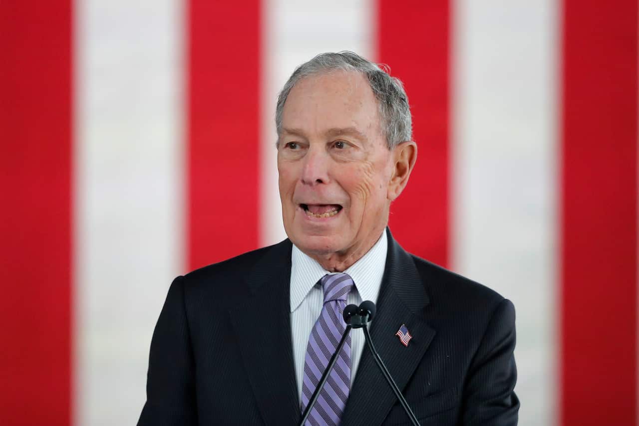 Democratic presidential candidate Michael Bloomberg.