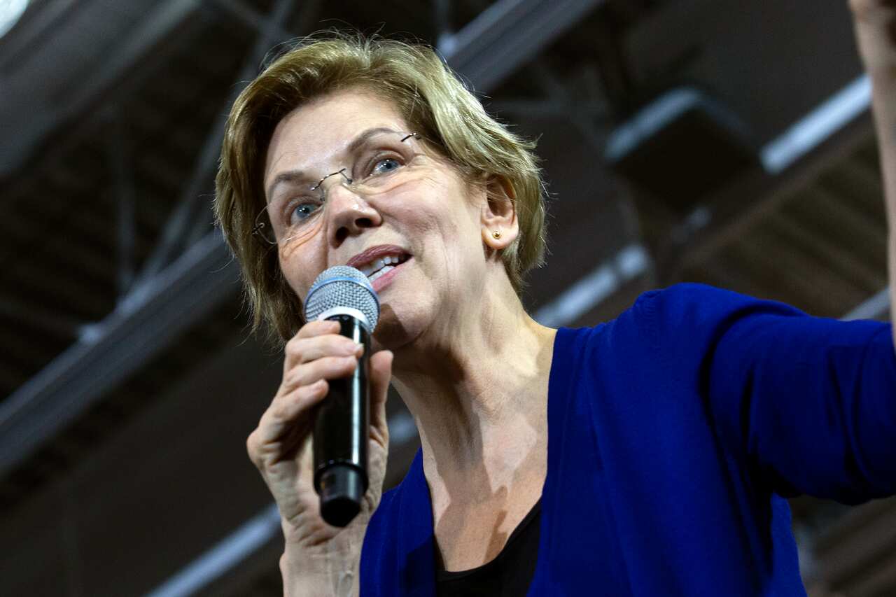 Democratic presidential candidate Sen. Elizabeth Warren.