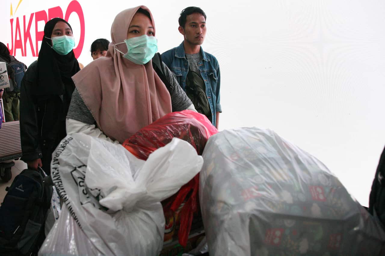 A total of 238 Indonesian citizens evacuated from Wuhan, China after undergoing observation for 14 days in Natuna, Riau Islands.