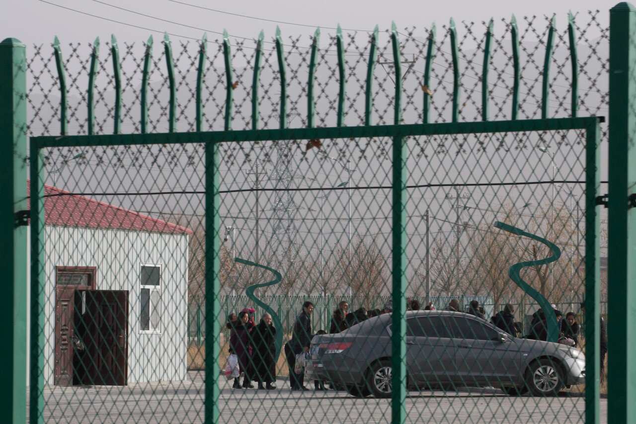 This centre has been revealed by leaked documents to be a forced indoctrination camp at the Kunshan Industrial Park in Artux in western China's Xinjiang region.