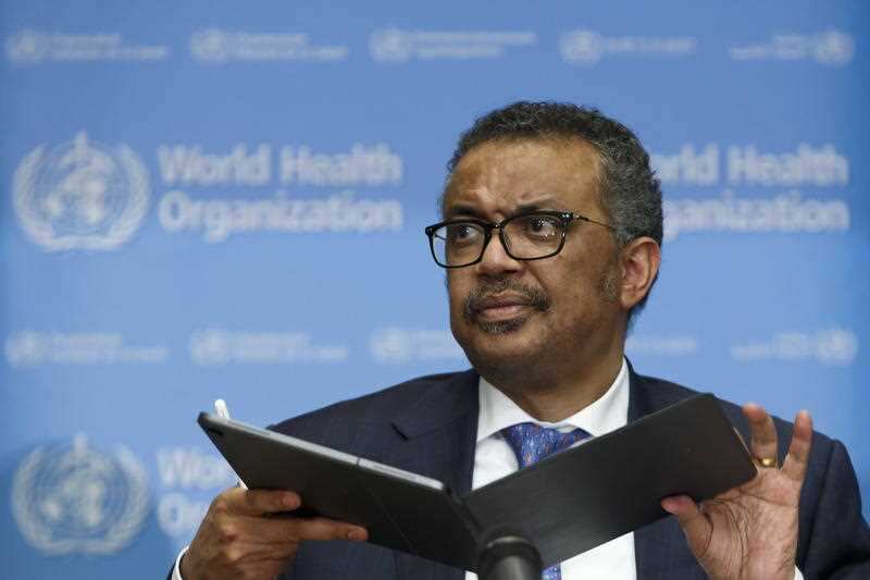 Director General of the World Health Organization (WHO) Tedros Adhanom Ghebreyesus