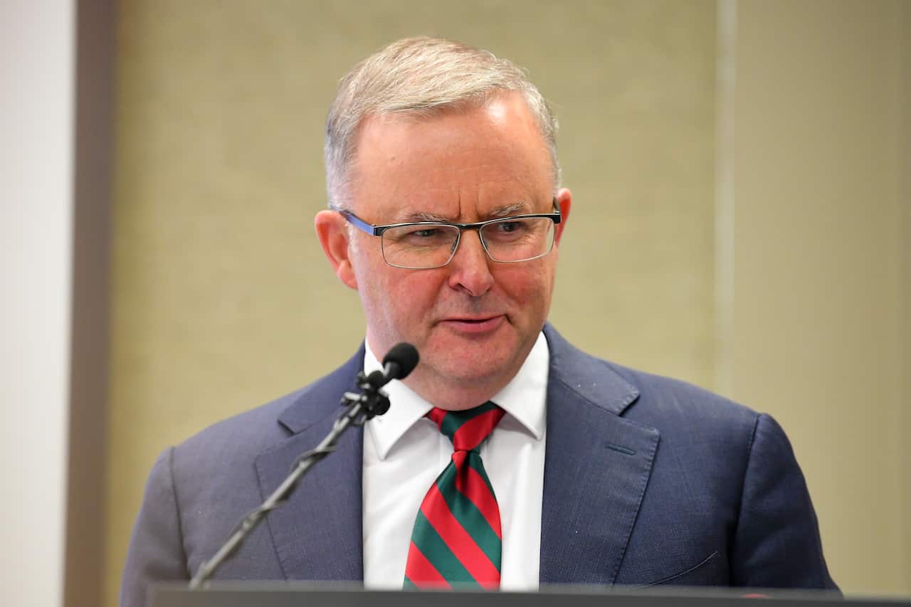 Opposition leader Anthony Albanese.