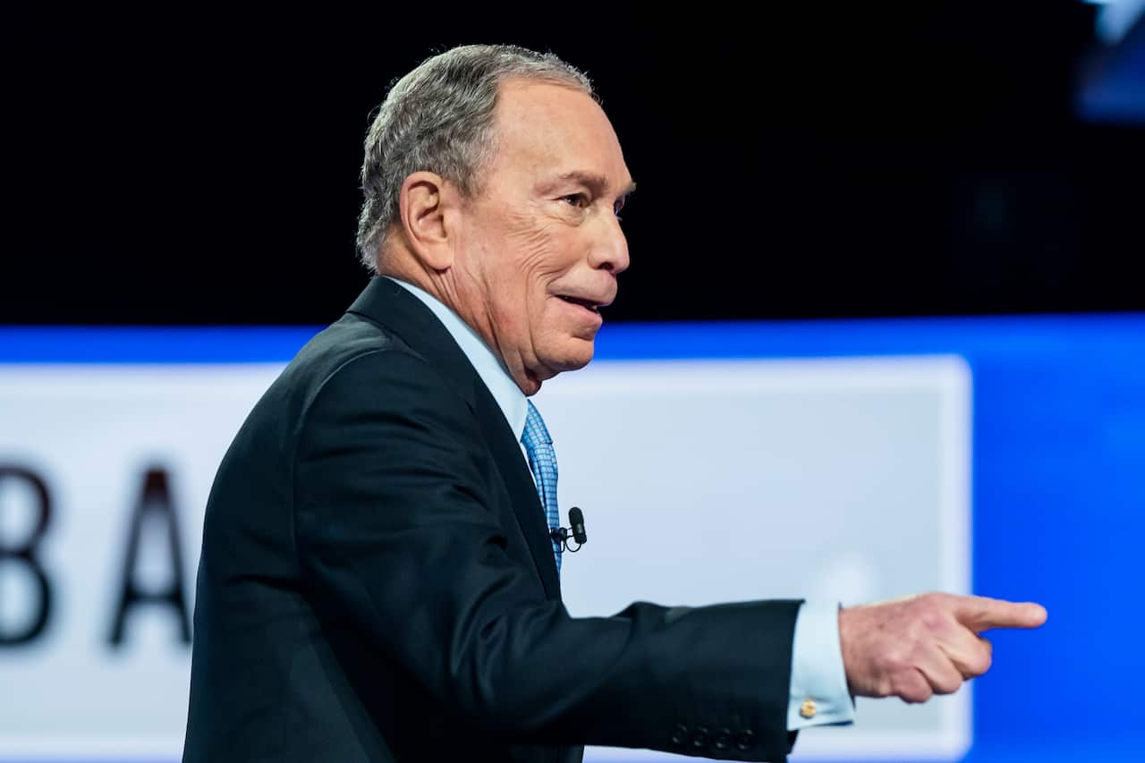 Democratic presidential candidate former New York City Mayor Michael Bloomberg.