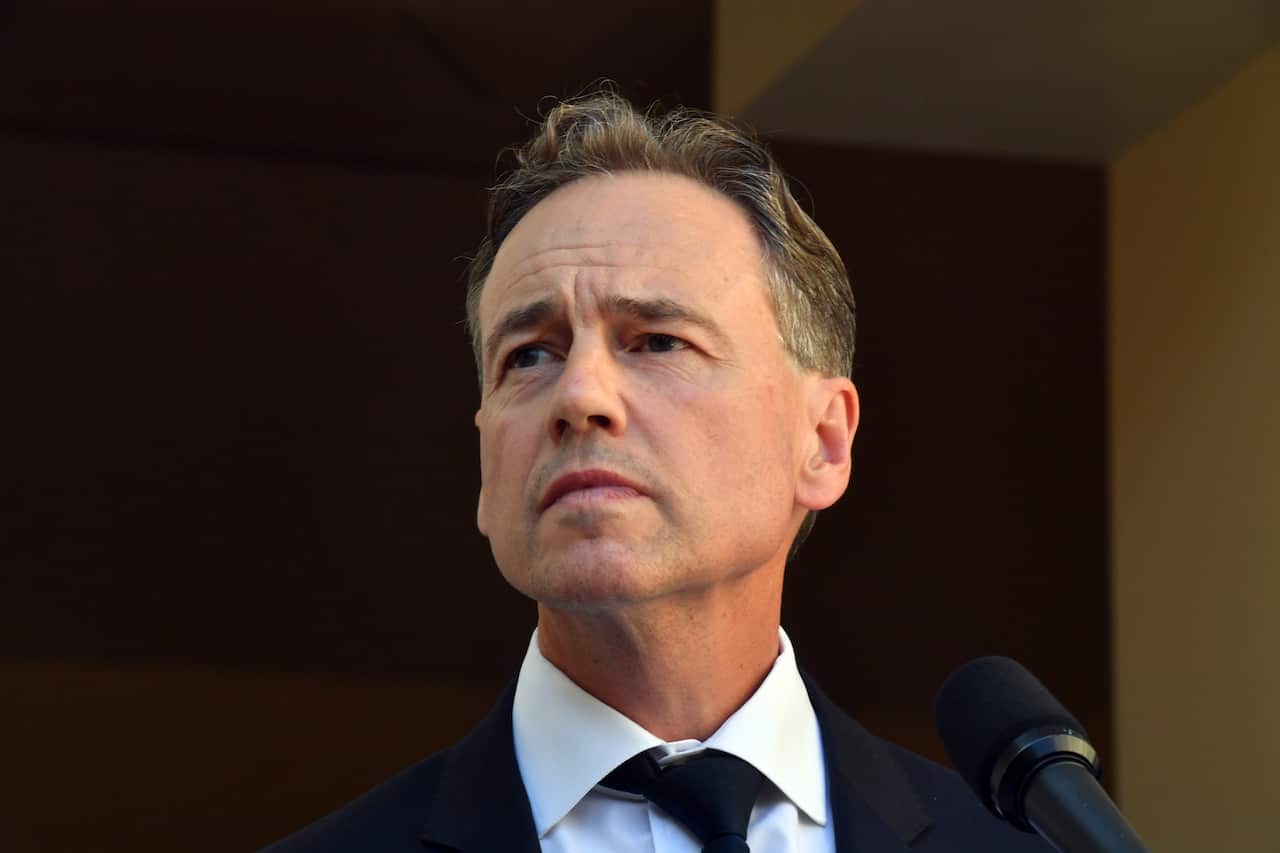 Health Minister Greg Hunt.