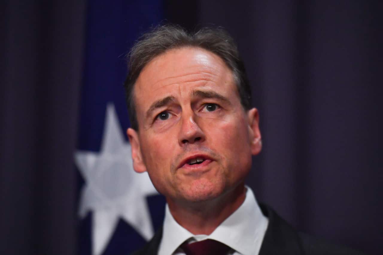 Health Minister Greg Hunt.