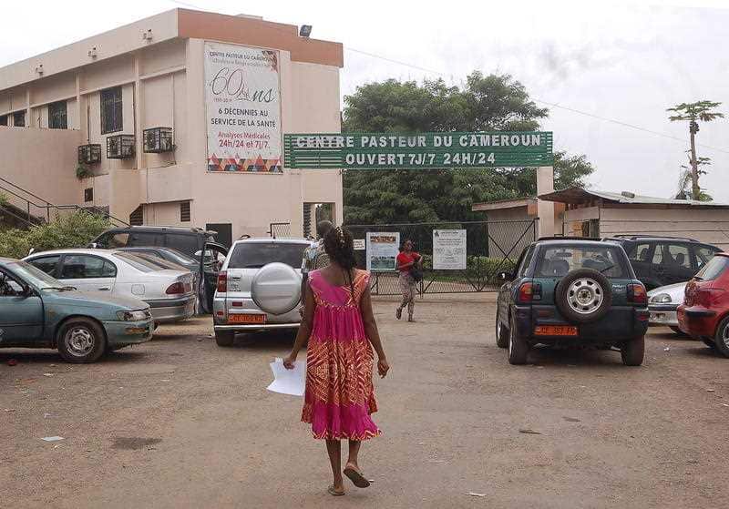 A general view of the lab where tests were carried out to confirm COVID-19 in Yaounde, Cameroon.