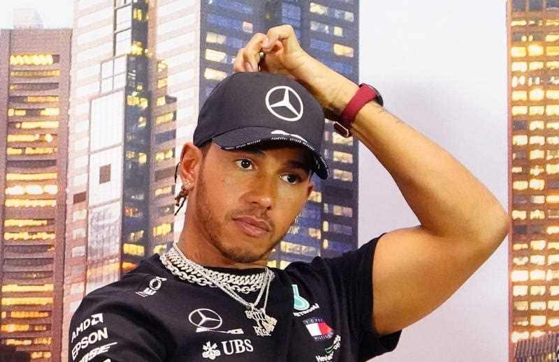 Lewis Hamilton of Great Britain and Mercedes GP speaks during a press conference ahead of the Formula 1 Australian Grand Prix