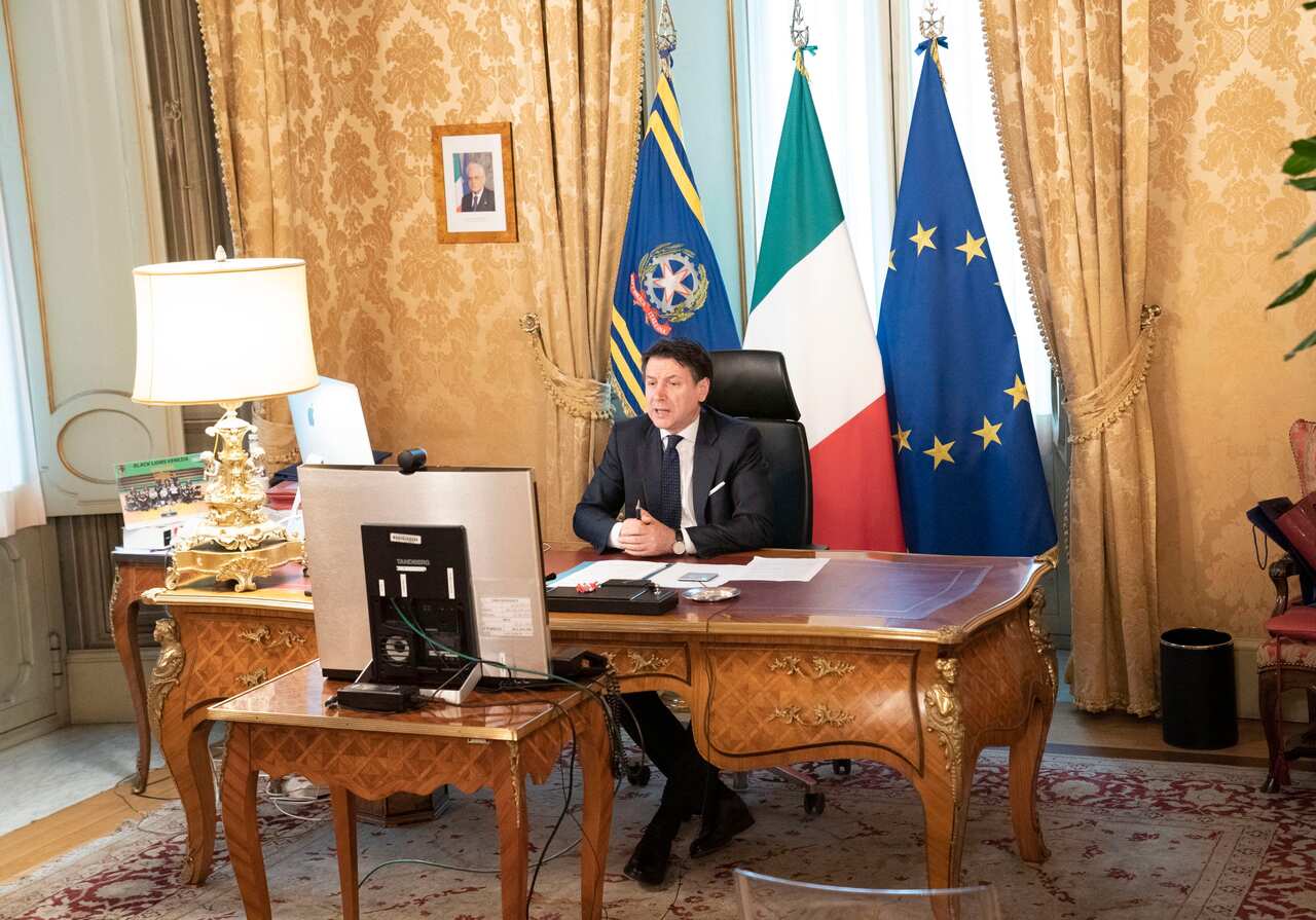 Italian Prime Minister Giuseppe Conte has delivered a dramatic televised national address.