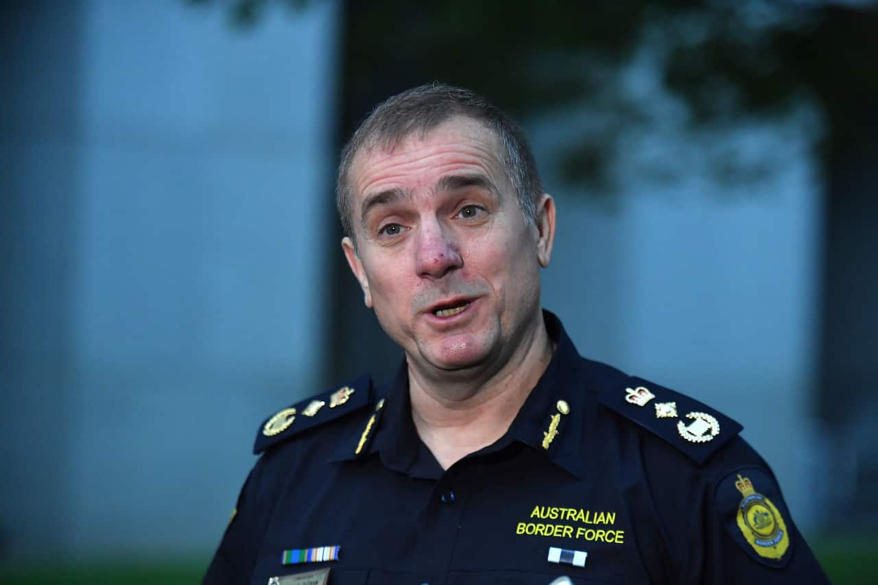 Border Force (ABF) Commissioner Michael Outram.