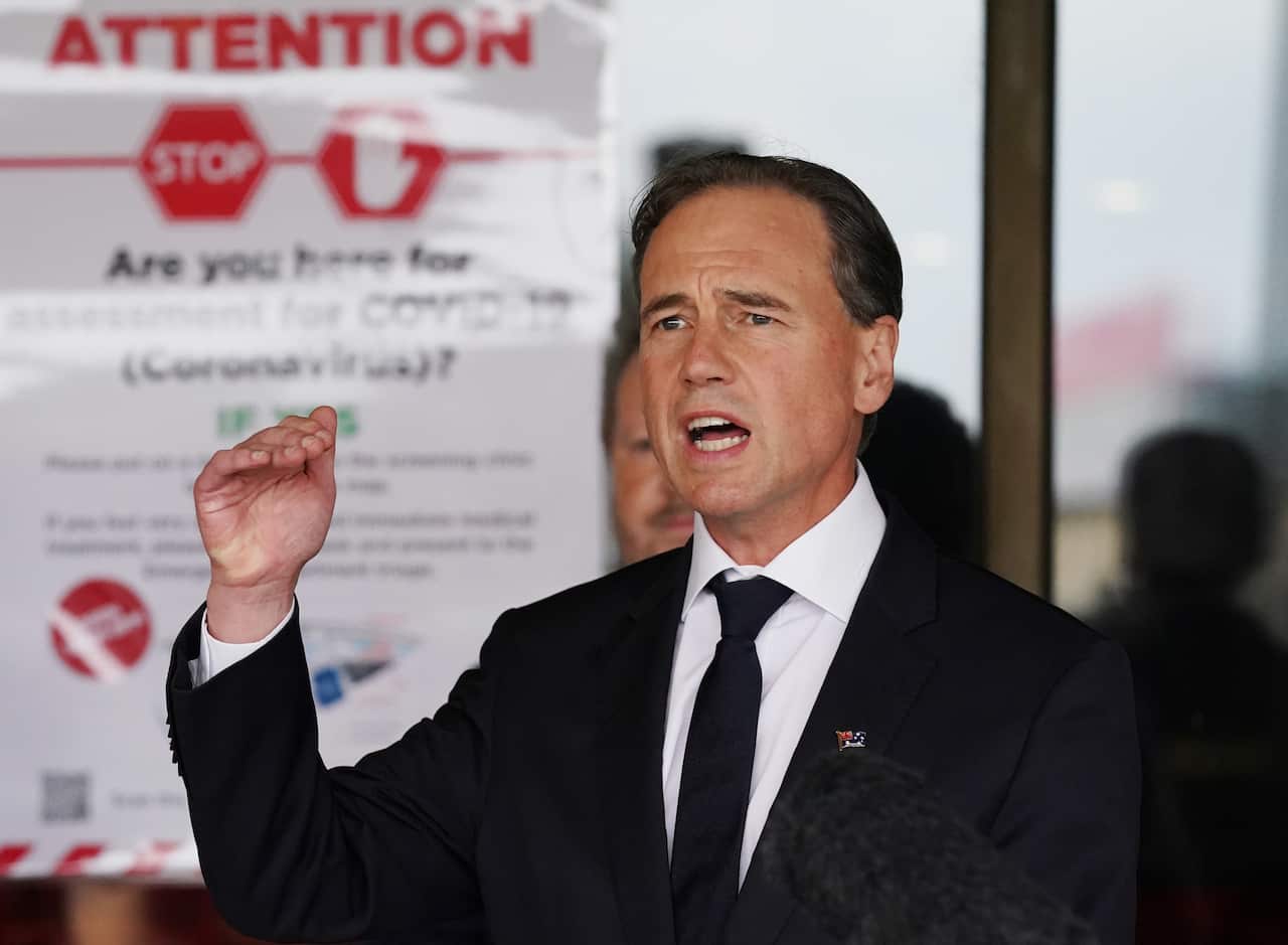 Federal Health Minister Greg Hunt.