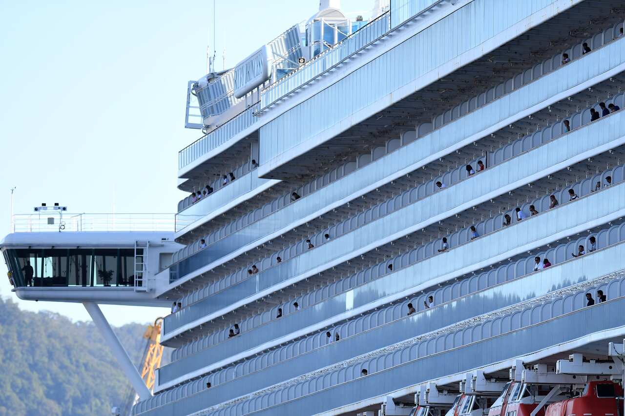 A file photo of the Ruby Princess cruise ship.