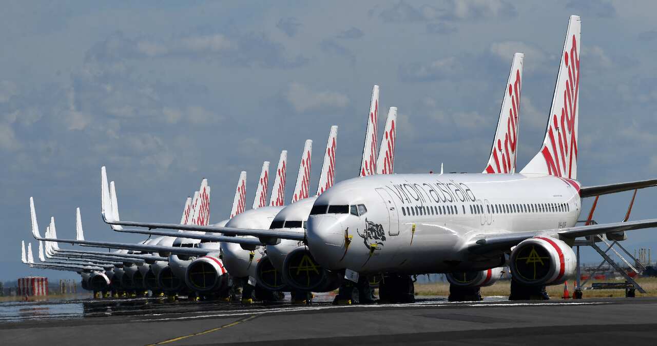 Hundreds of aircraft have been grounded due to the downturn caused by COVID-19.