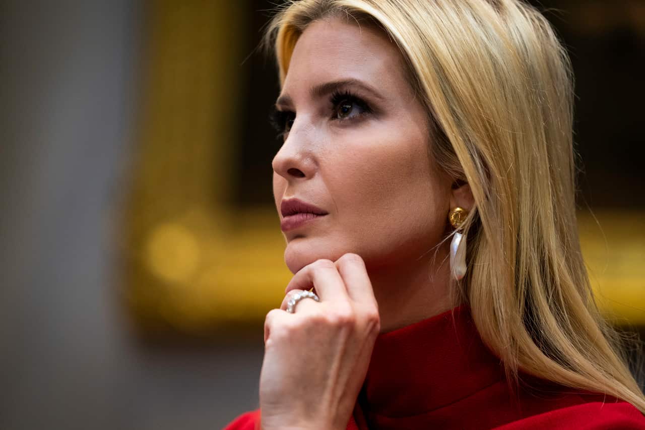 Ivanka Trump serves as one of Donald Trump's presidential advisors.