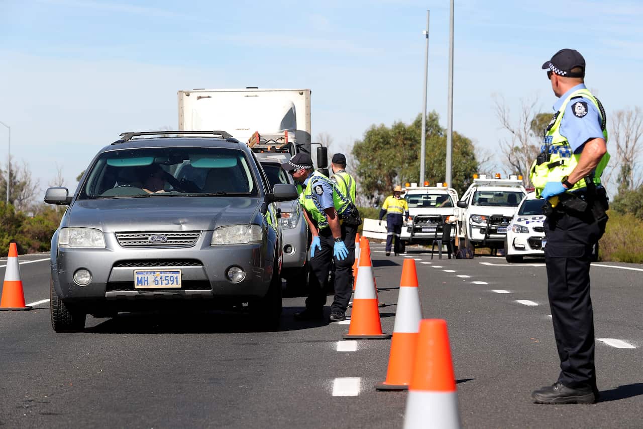 A police stop in Western Australia.