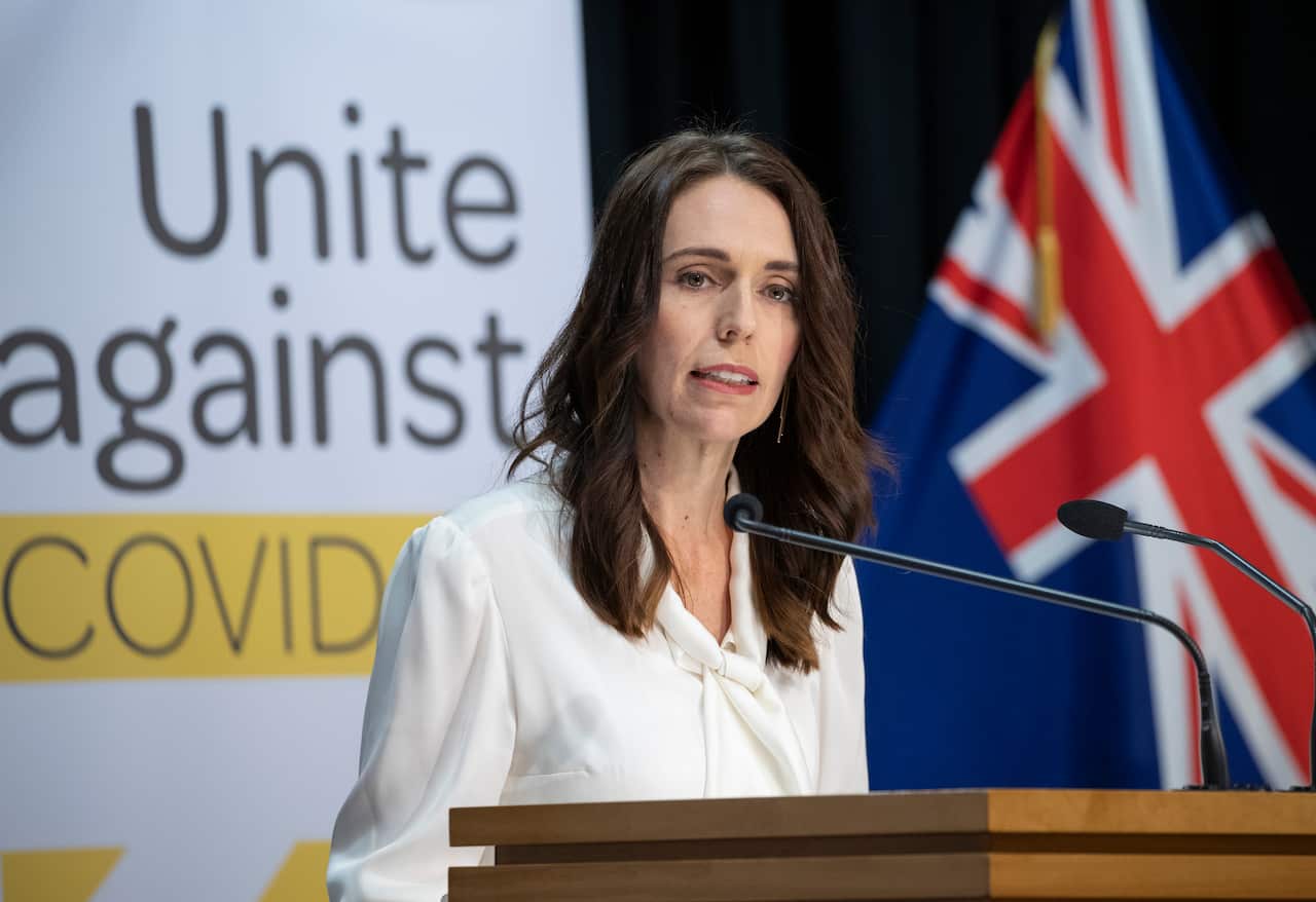 New Zealand's Prime Minister Jacinda Ardern announced the ease in restrictions on Monday.