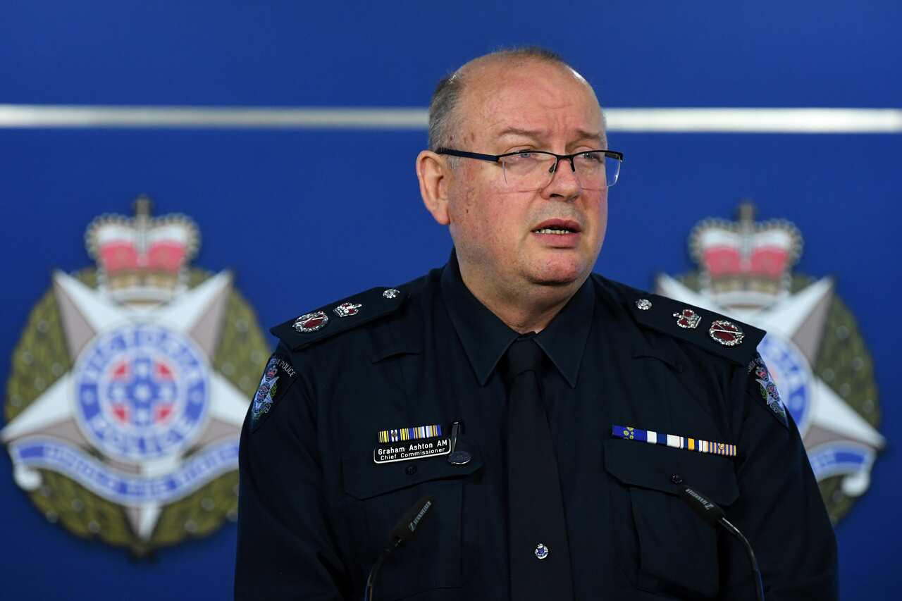 Victoria Police Chief Commissioner Graham Ashton speaks about the incident that killed four officers.