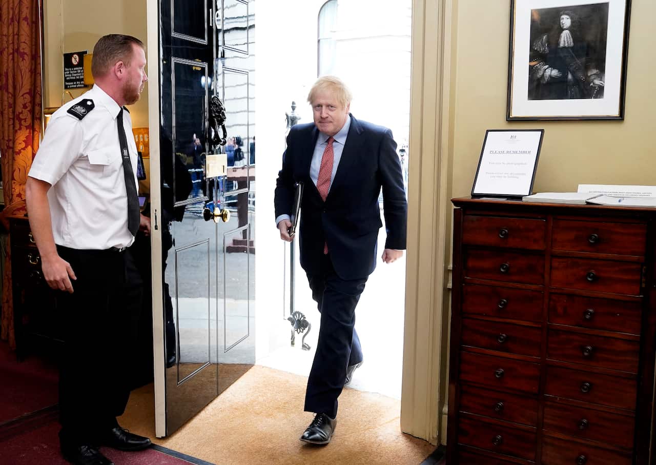 British Prime Minister Boris Johnson has returned to work after being treated for coronavirus.