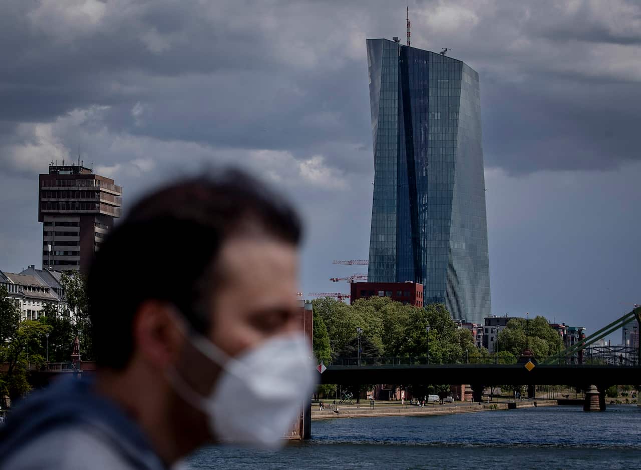 The European Central Bank is stepping up its efforts to cushion the economy against a record downturn.