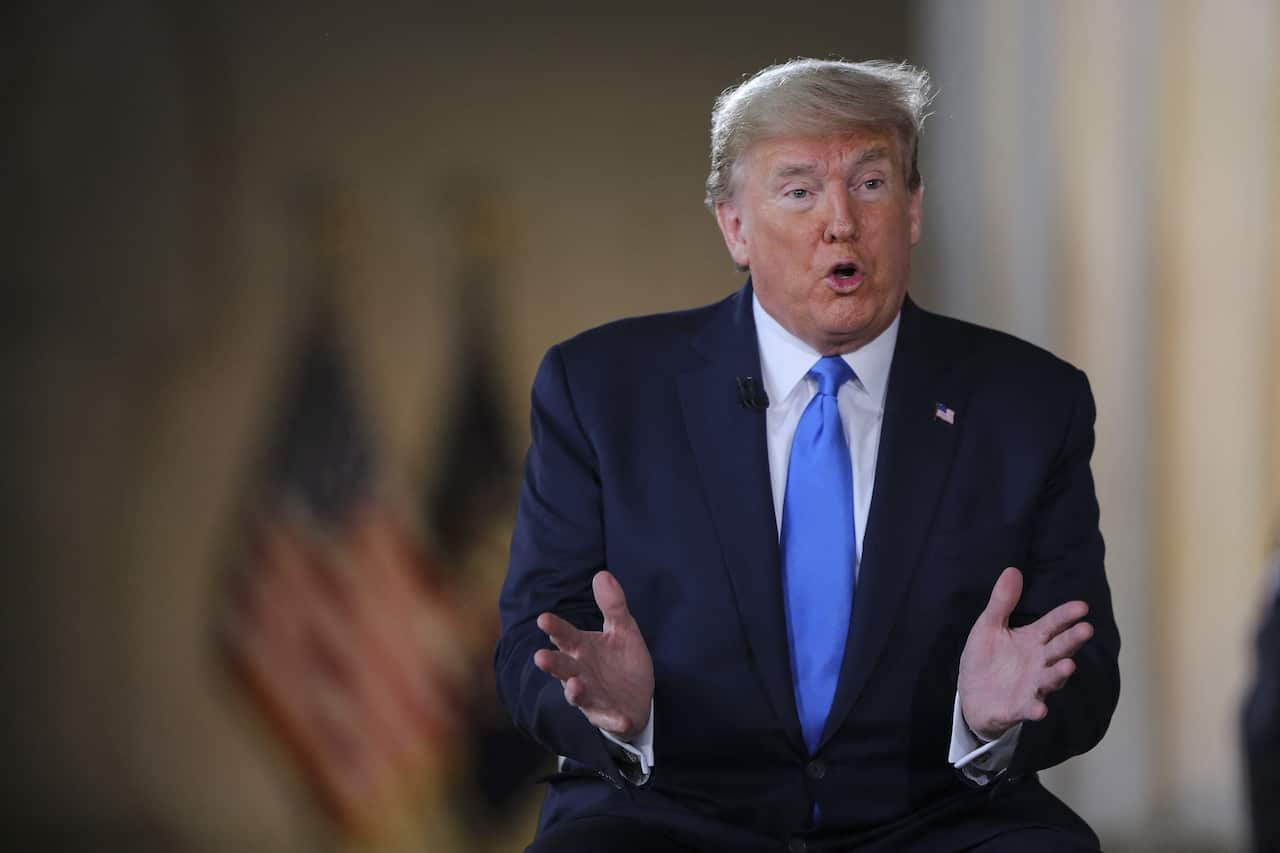 President Donald Trump has been criticised for putting his reelection above national interest. 