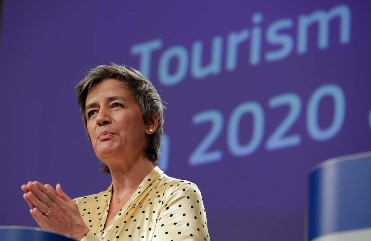 European Commission Vice-President Margrethe Vestager unveils a plan to resurrect Europe's badly battered tourism industry.
