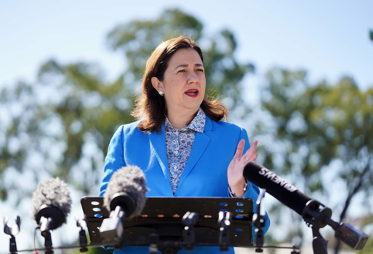 Queensland Premier Annastacia Palaszczuk has not given a date for the state's borders to reopen.