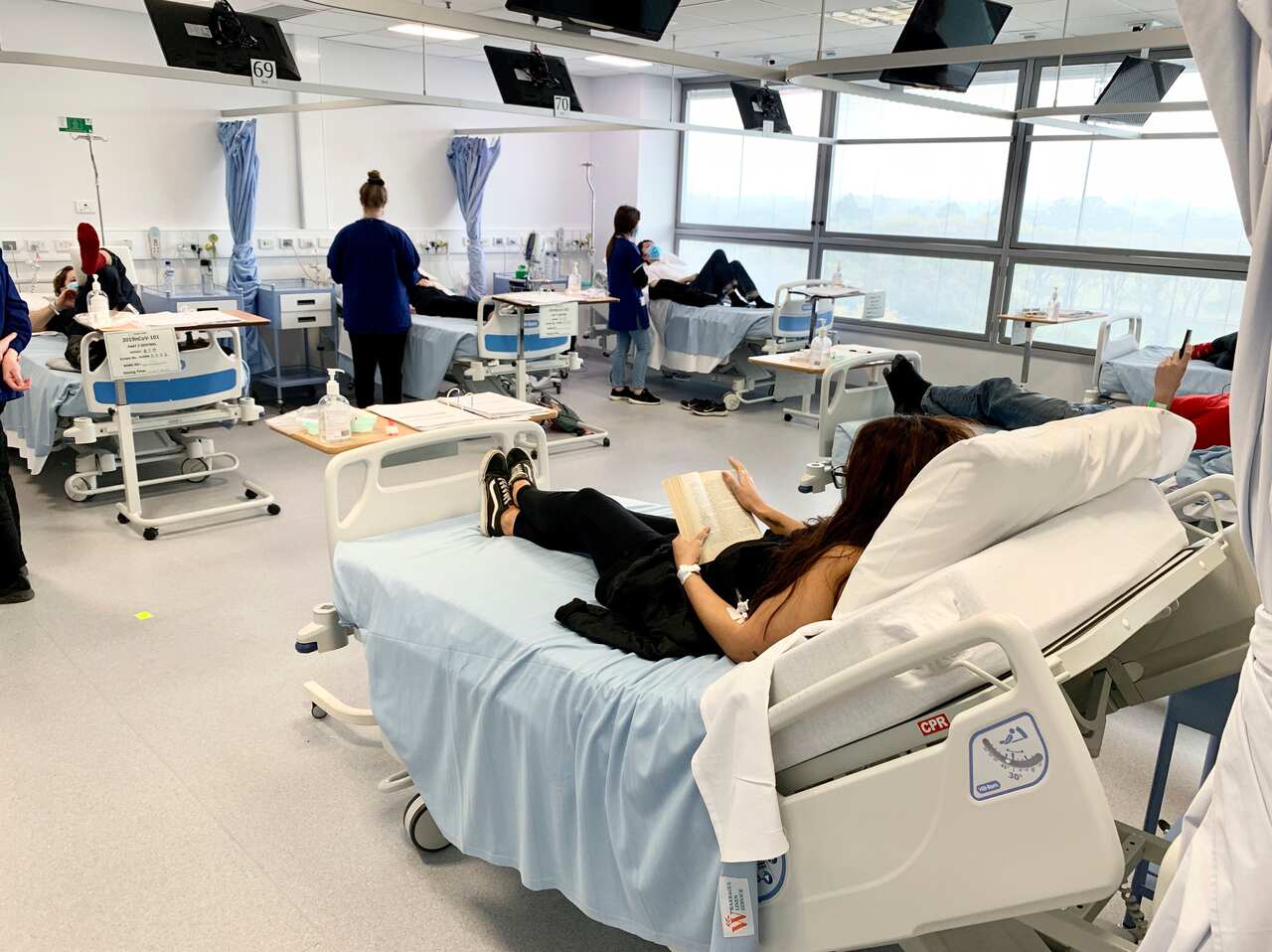 The coronavirus infection rate is drastically slowing down in Australia. 