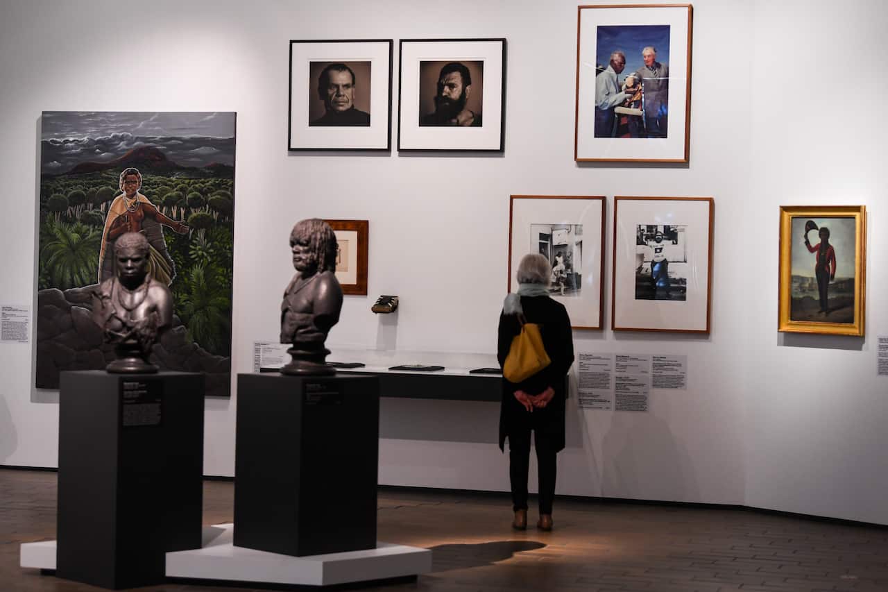 The National Gallery of Australia reopened its doors on Tuesday.