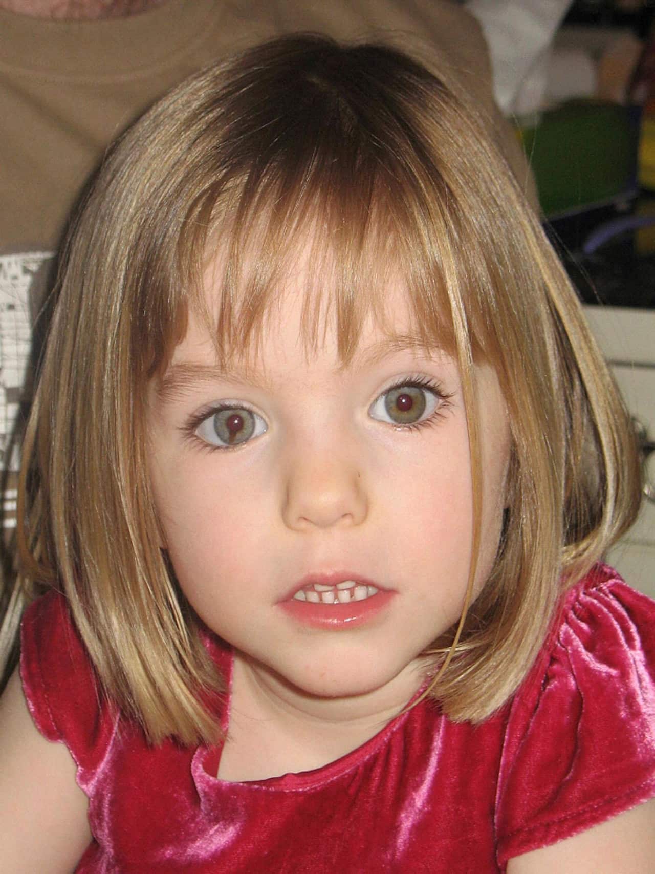 This undated file photo shows missing British girl Madeleine McCann.