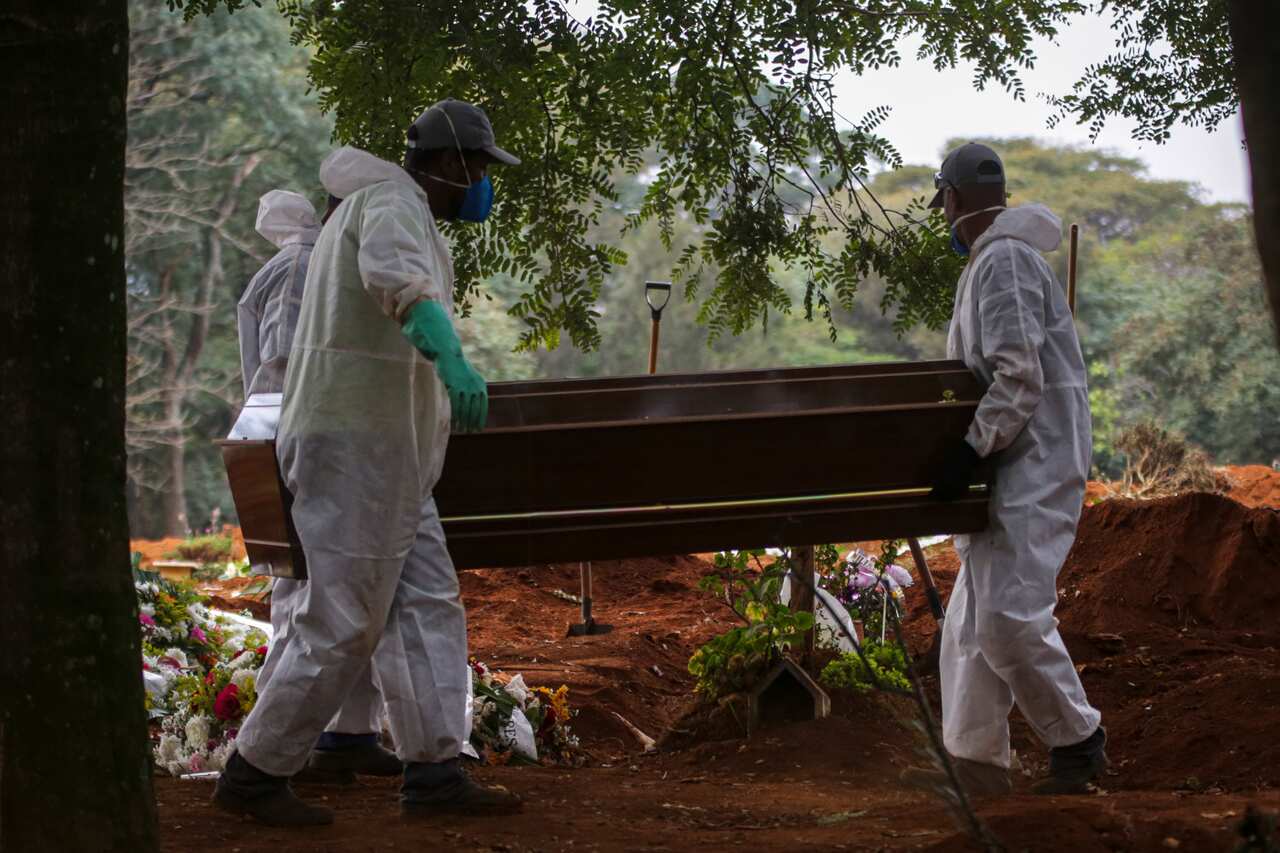 Brazil has recorded more than 35,000 deaths. 