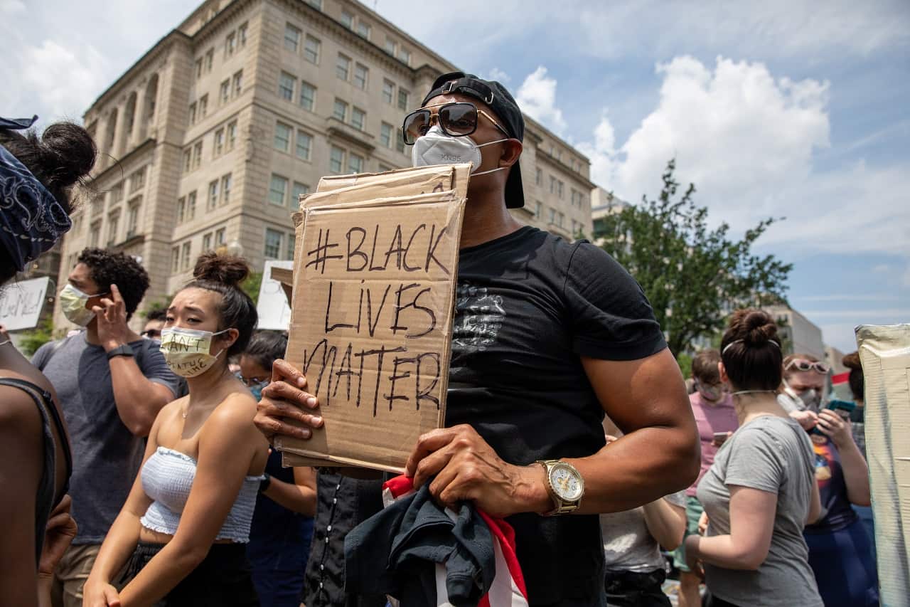 Thousands have gathered in Washington.