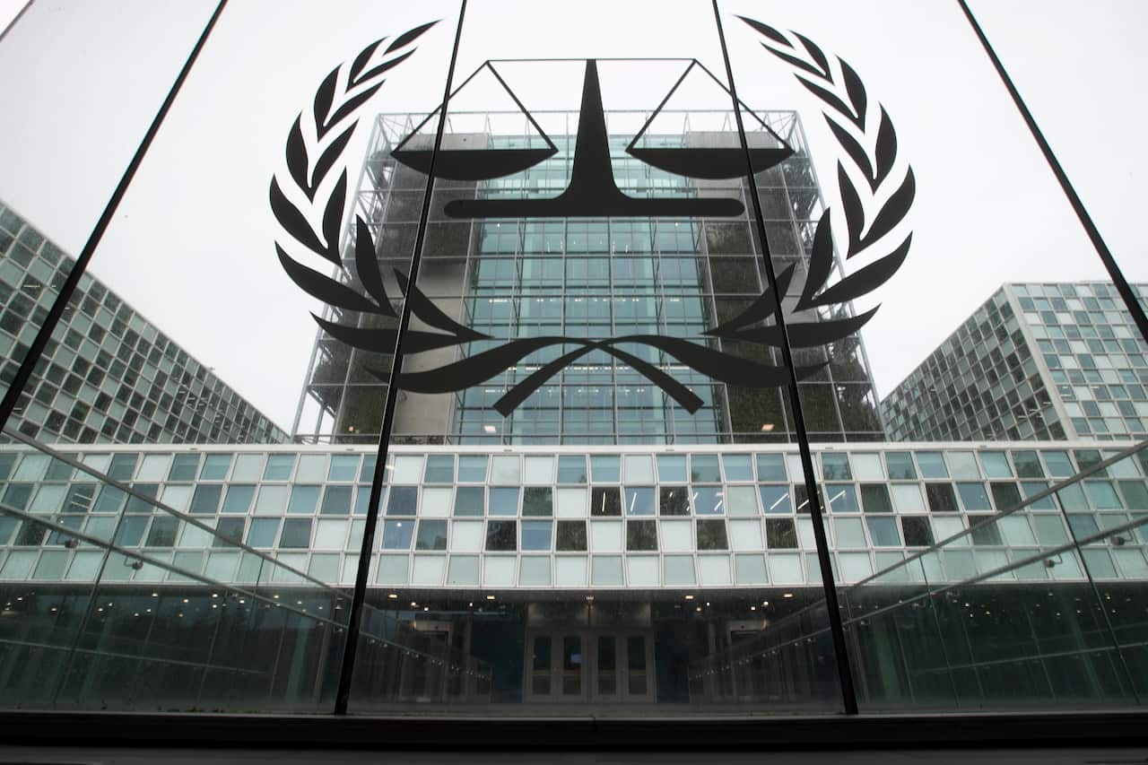 The International Criminal Court, or ICC, is seen in The Hague, Netherlands.