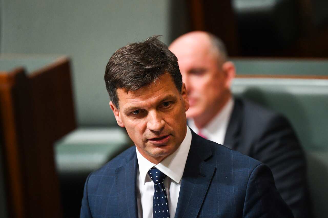 Energy Minister Angus Taylor speaks during House of Representatives Question Time.