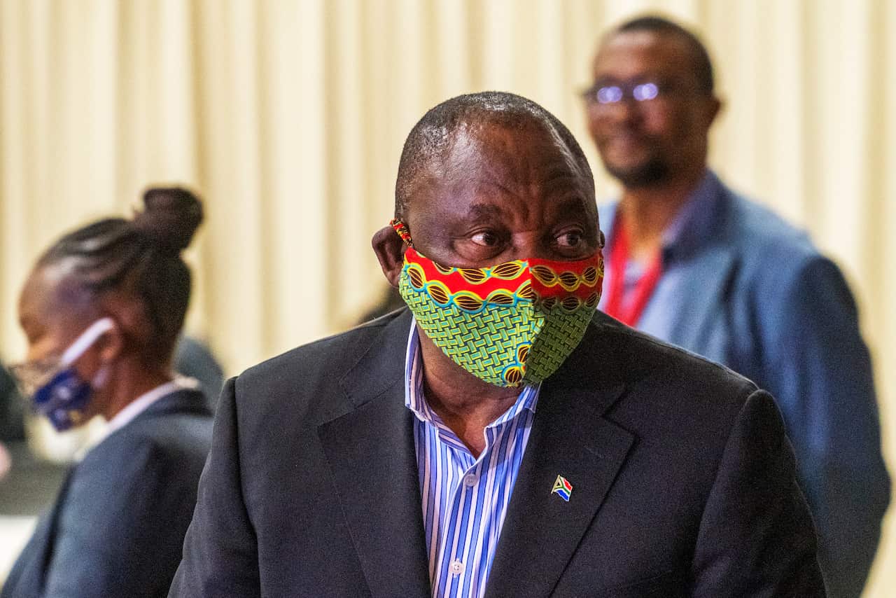 President Ramaphosa re-imposed a night curfew and suspended alcohol sales to curb infection rates. 