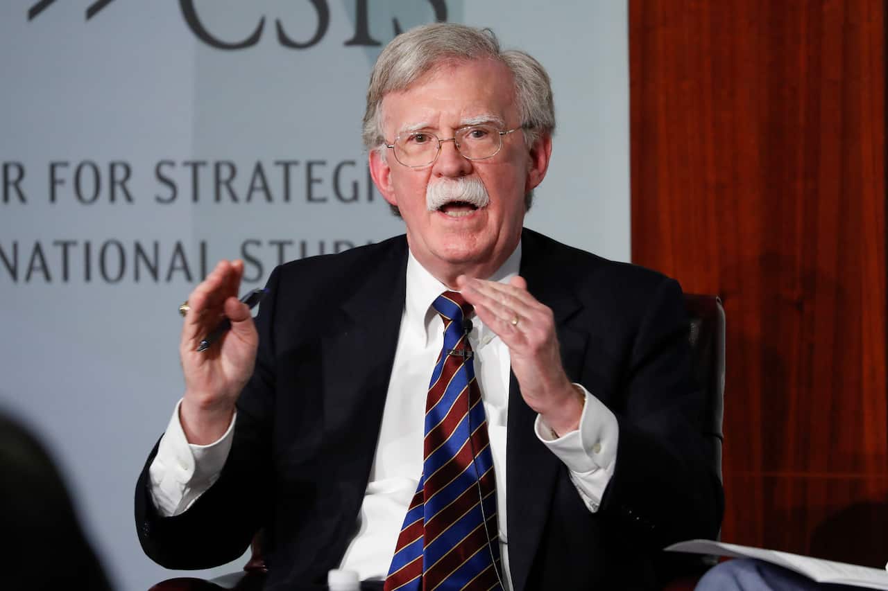 Former national security adviser to Donald Trump, John Bolton.
