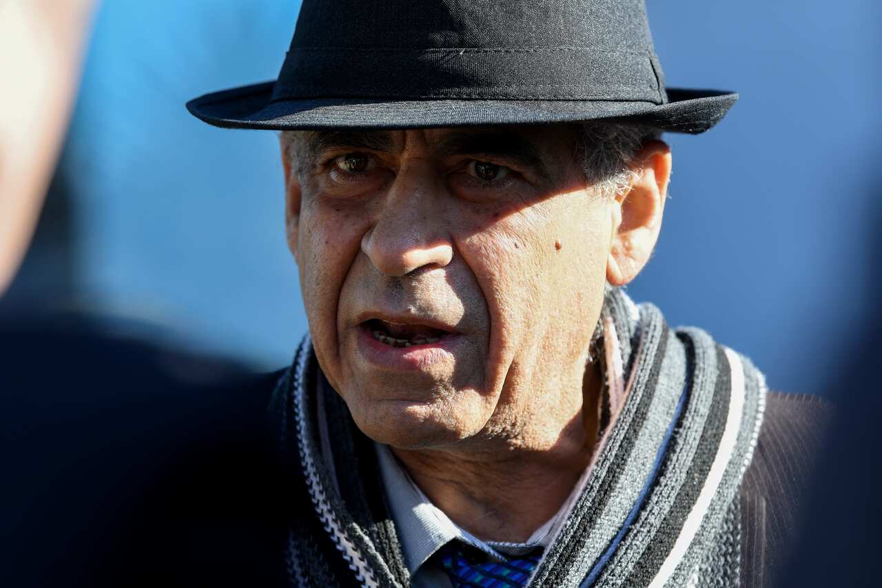 Shawki Moselmane, brother of NSW Labor MP Shaoquett Moselmane, speaks to the media in Rockdale, Sydney.