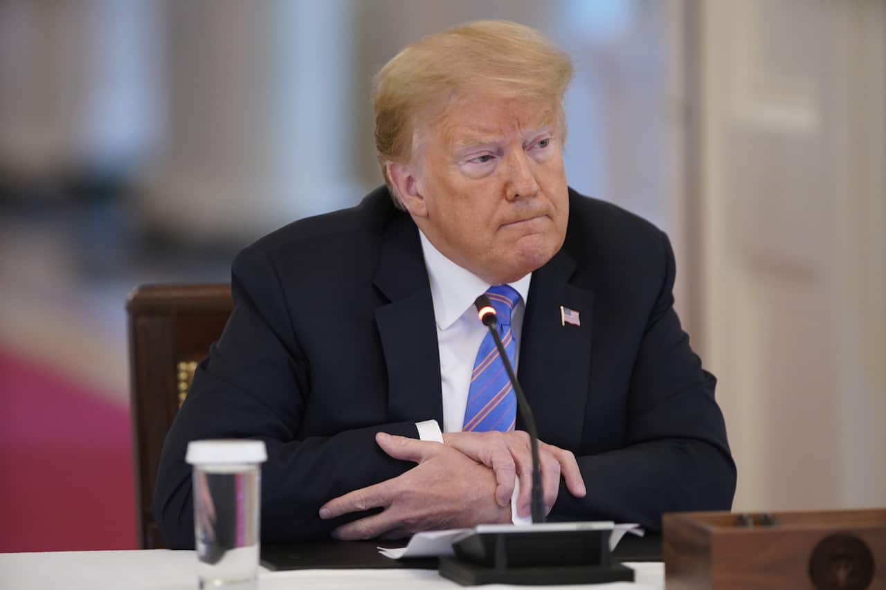  US President Donald Trump.