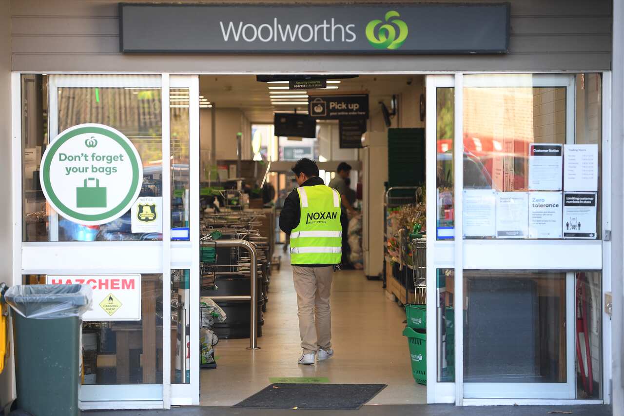 A Woolworths store in Balmain, Sydney. 
