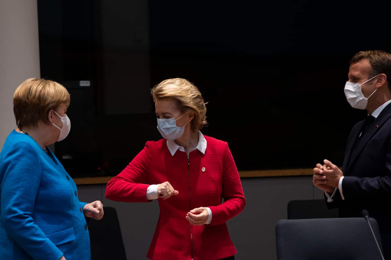 EU leaders discuss response to the coronavirus crisis and new long-term EU budget at the special European Council meeting.