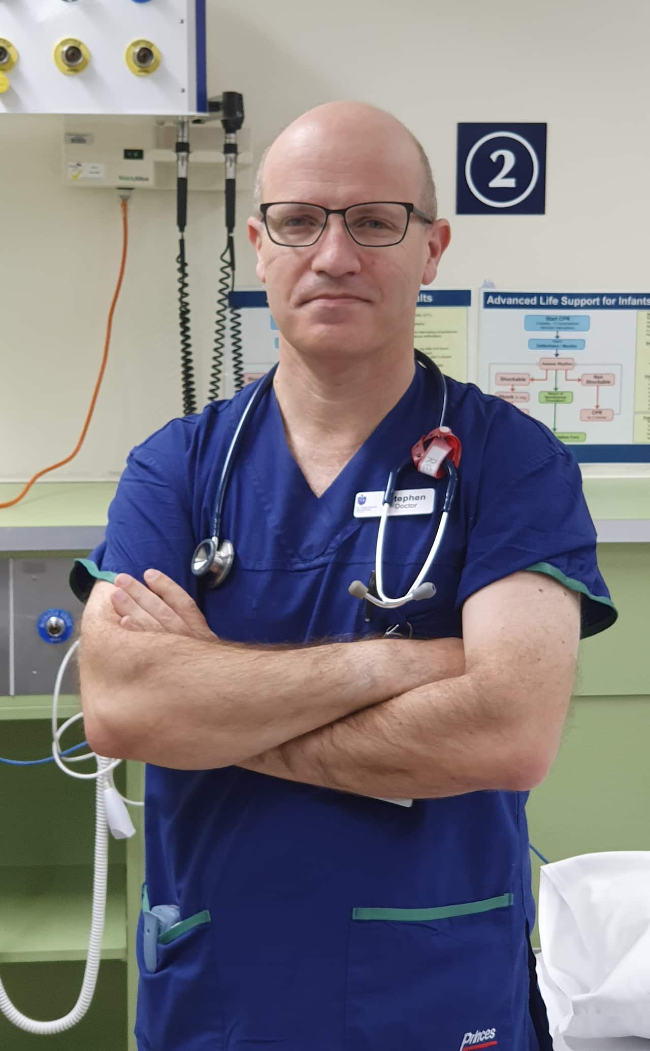 Melbourne-based emergency physician and former vice president of the Australian Medical Association Dr Stephen Parnis.