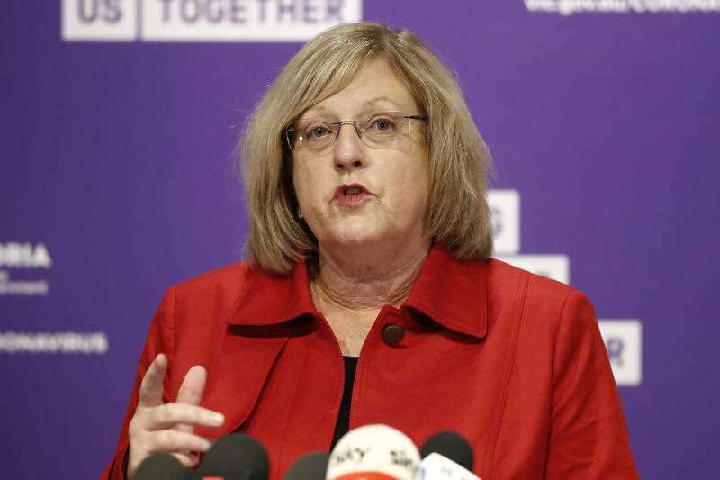 Victoria Police Minister Lisa Neville speaks to the media