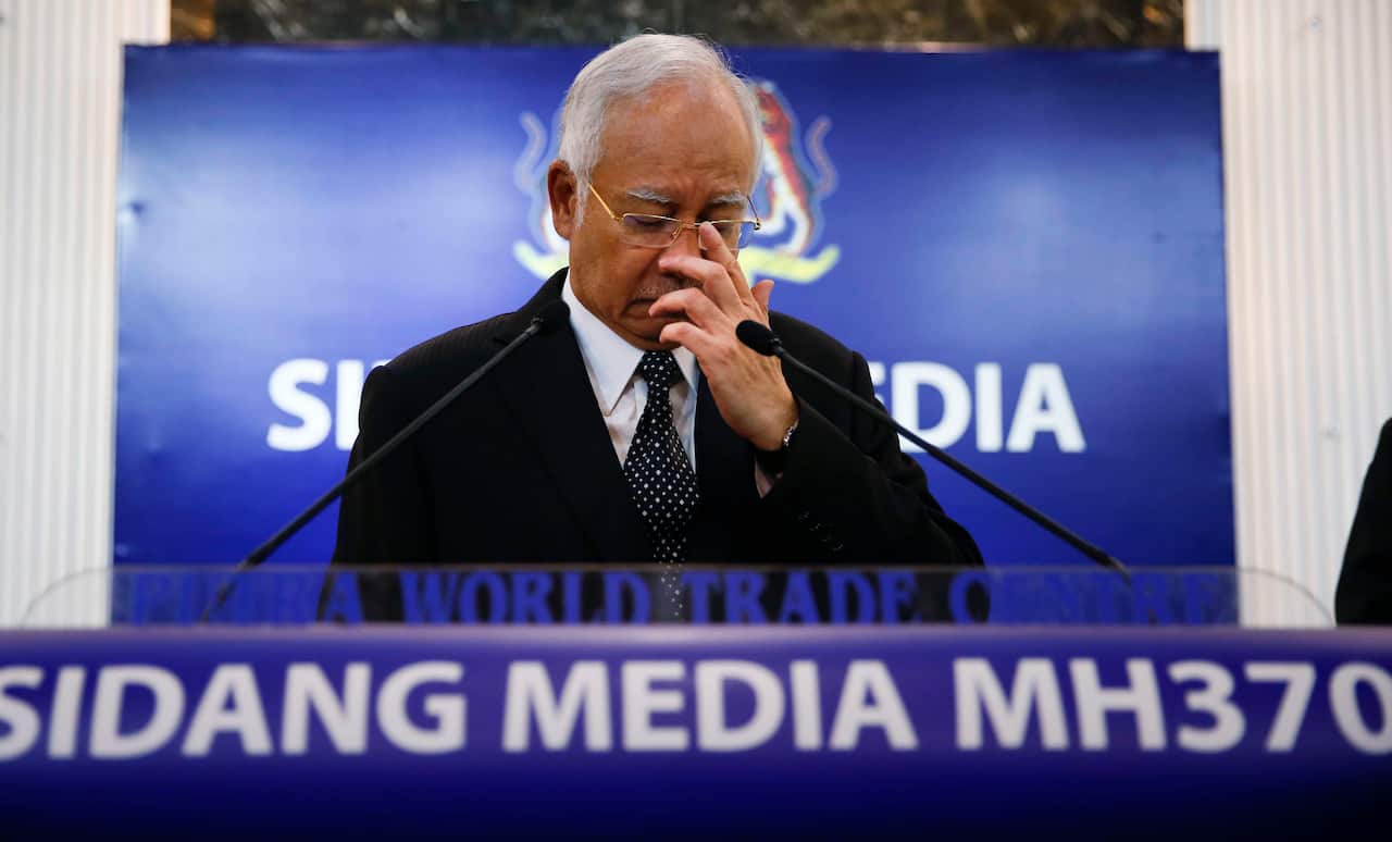 Then Malaysian Prime Minister Najib Razak on Aug. 6, 2015.