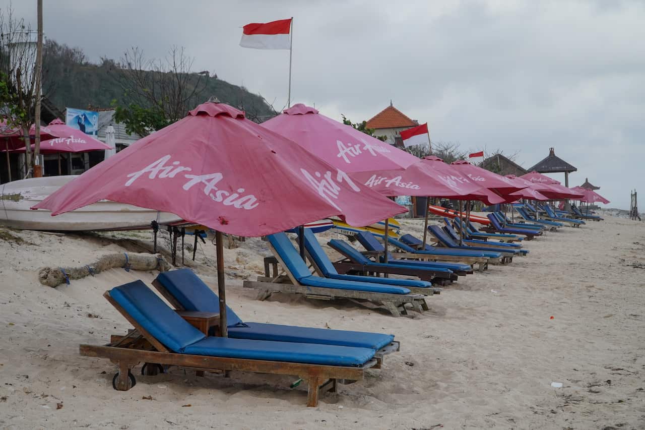 Major tourism spots in Bali are still closed.