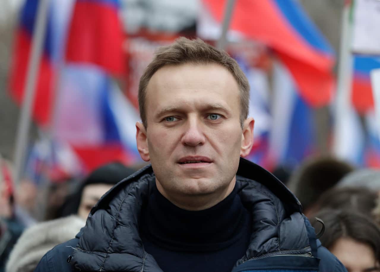 Russian opposition activist Alexei Navalny.